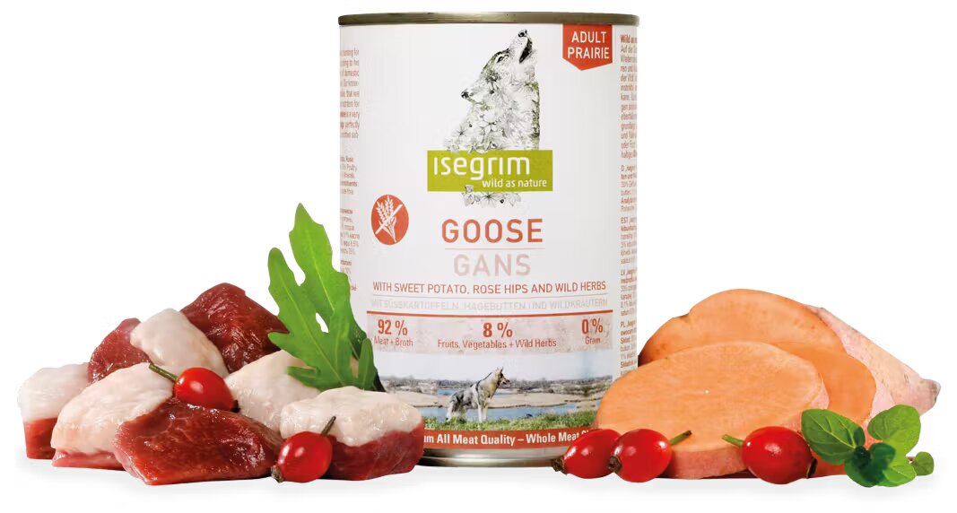 Isegrim Hrana umeda Dog Adult Goose 800 g
