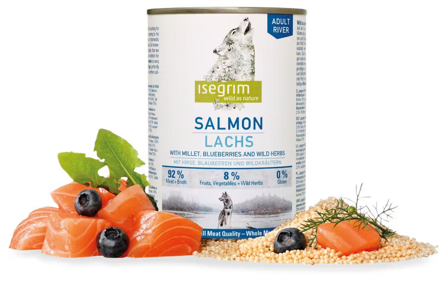 Isegrim Hrana umeda Dog Adult Salmon 800 g