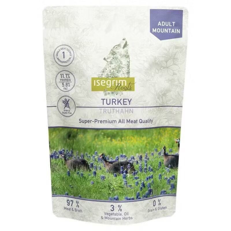 Isegrim Hrana umeda Pouch Dog Adult Turkey 410 g
