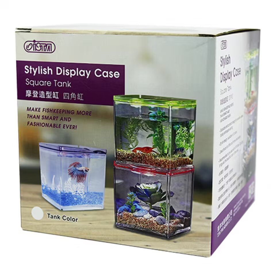 ISTA Acvariu acrilic Stylish Display Case Square - mov