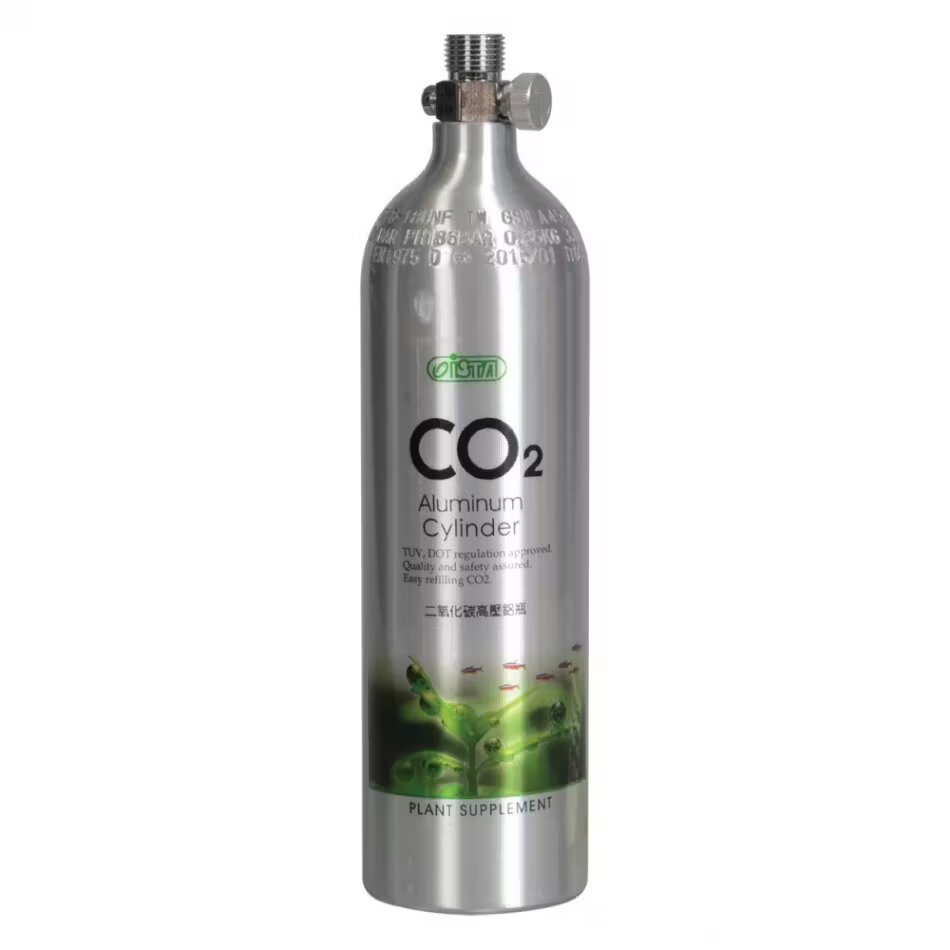 ISTA Butelie aluminiu CO2 Face Up (iesire in sus) - 2 l