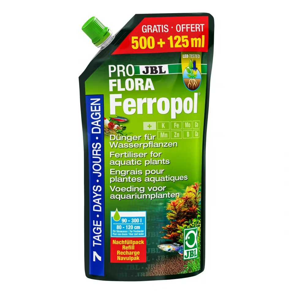 JBL Fertilizant lichid Ferropol 625 ml - Formula noua