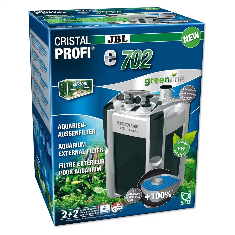 JBL Filtru extern acvariu CRISTAL PROFI e702 greenline 60-200 l