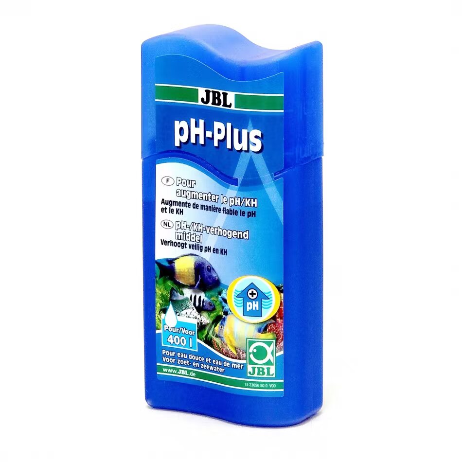 JBL Solutie tratare apa pH-Plus 100 ml pentru 400 l