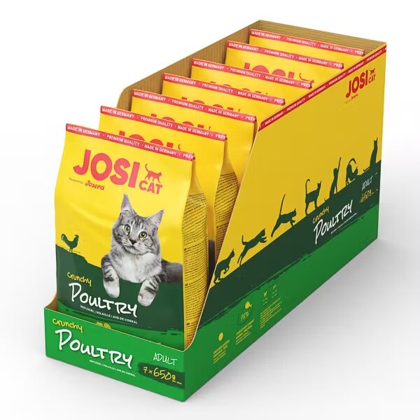Josera JosiCat Crunchy Poultry 7x650 g