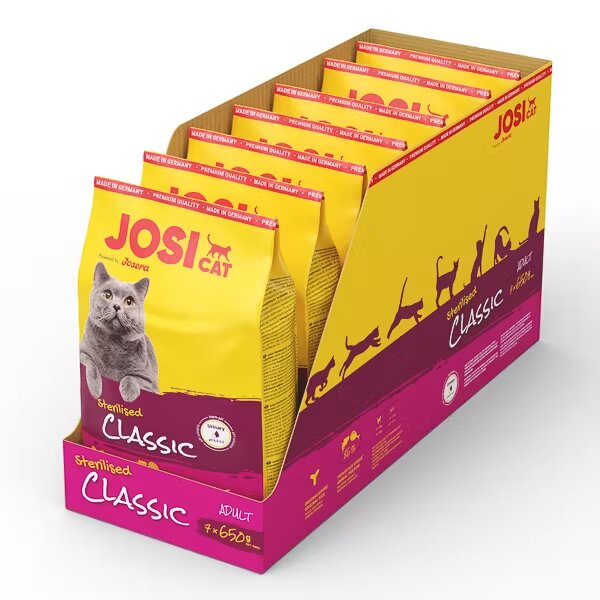 Josera JosiCat Sterilised Classic 7x650 g