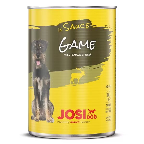 Josera JosiDog Game in Sauce 12x415 g
