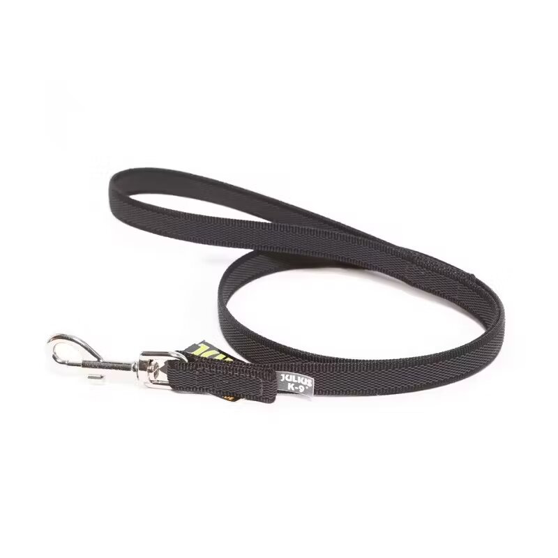 Julius K9 Lesa antiderapanta neagra cu maner Julius-K9 20 mm/ 1 m