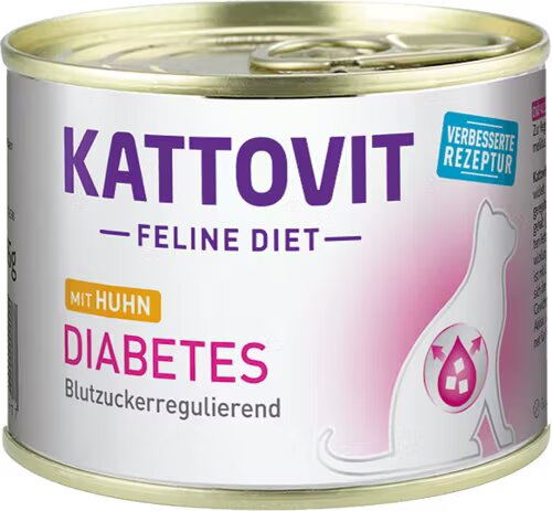 Kattovit Conserva Diabetic Pui 185 g
