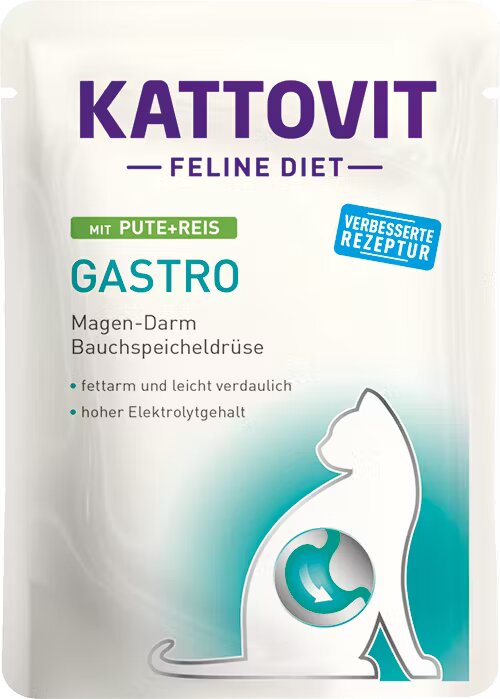 Kattovit Plic Gastro Curcan si Orez 85 g