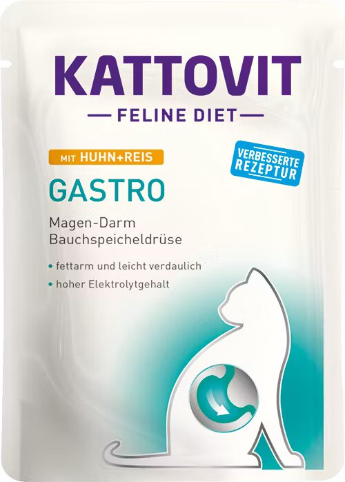 Kattovit Plic Gastro Pui si Orez 85 g