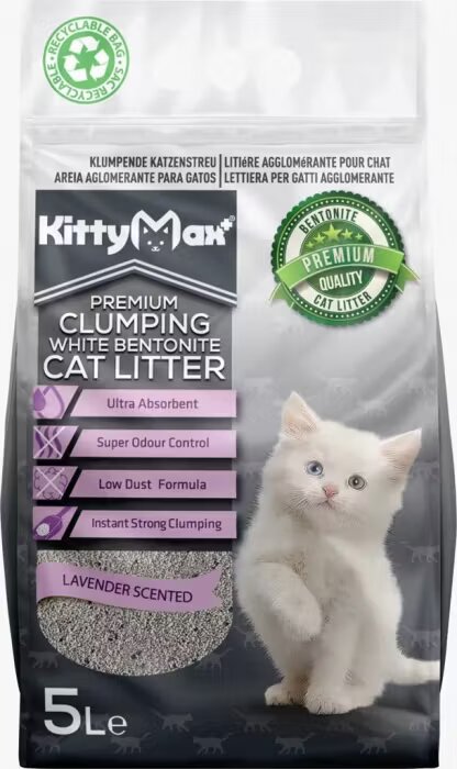 KittyMax Asternut Igienic Premium Lavander pentru Pisici 5 L