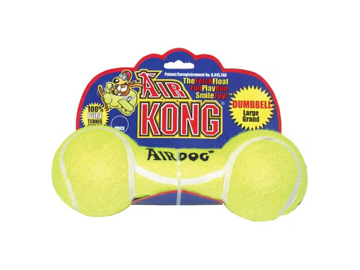 Kong Jucarie caine Squeaker Dumbbell M