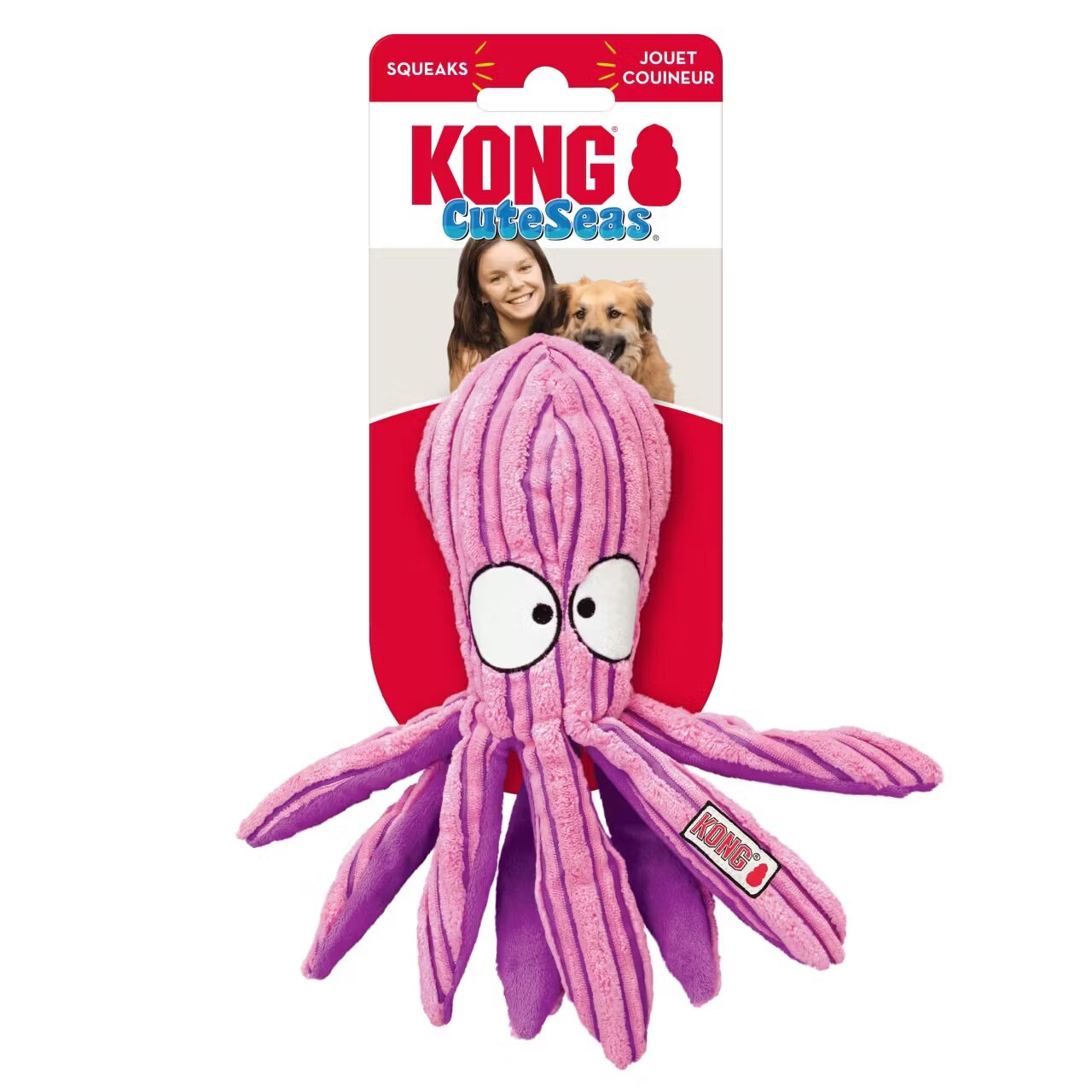 Kong Jucarie CuteSeas Caracatita S 17 cm