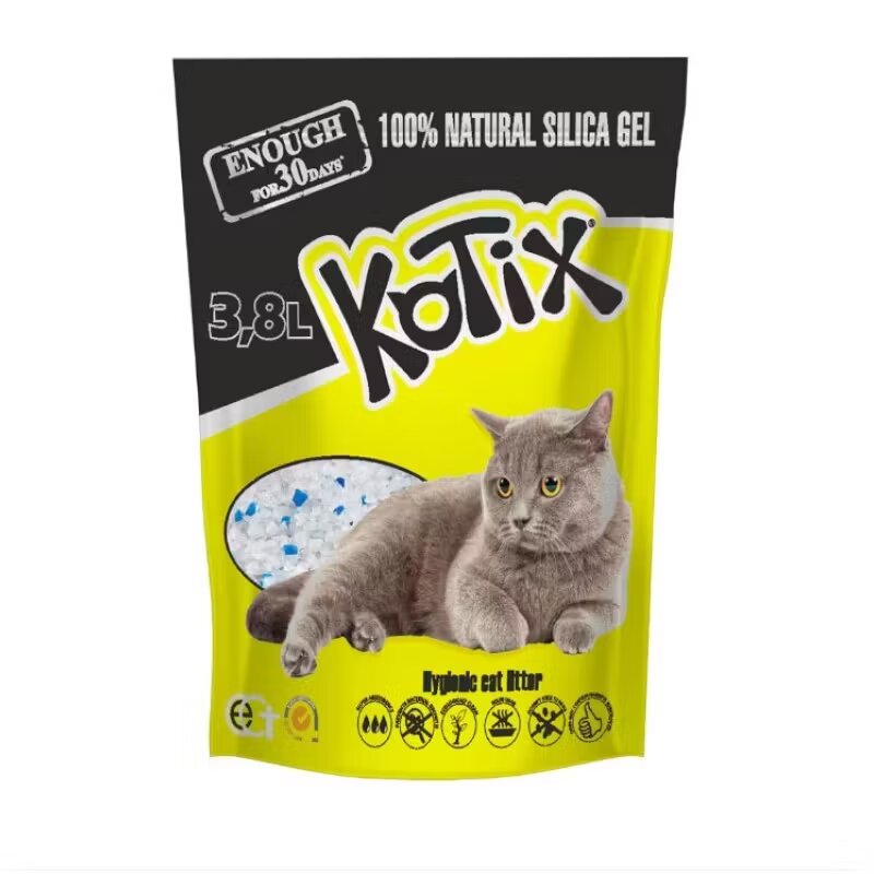 Kotix Asternut igienic pentru pisici silicat Normal 3.8 L/ 1.52 kg