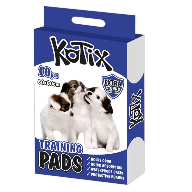 Kotix Set 10 covorase absorbante igienice caini 60 x 60 cm
