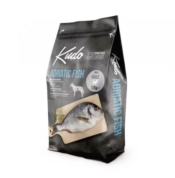 Kudo Adult Mini Hrana Uscata Presata la Rece Peste 12 kg