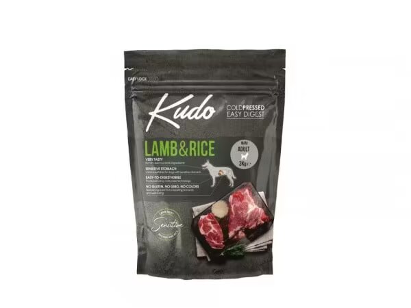 Kudo Adult Mini Sensitive Hrana Uscata Presata la Rece Miel si Orez 3 kg