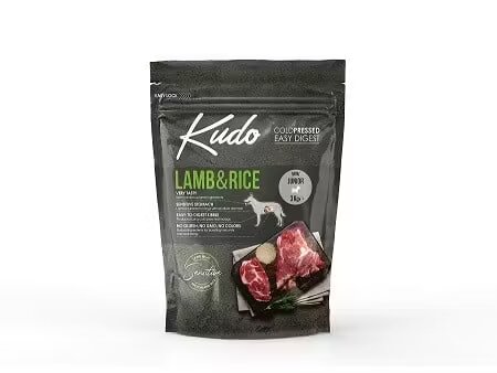 Kudo Junior Mini Hrana Uscata Presata la Rece Miel si Orez 3 kg
