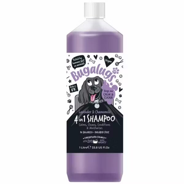 Lakeland Cosmetics Sampon Caini Bugalugs Lavander 1 L