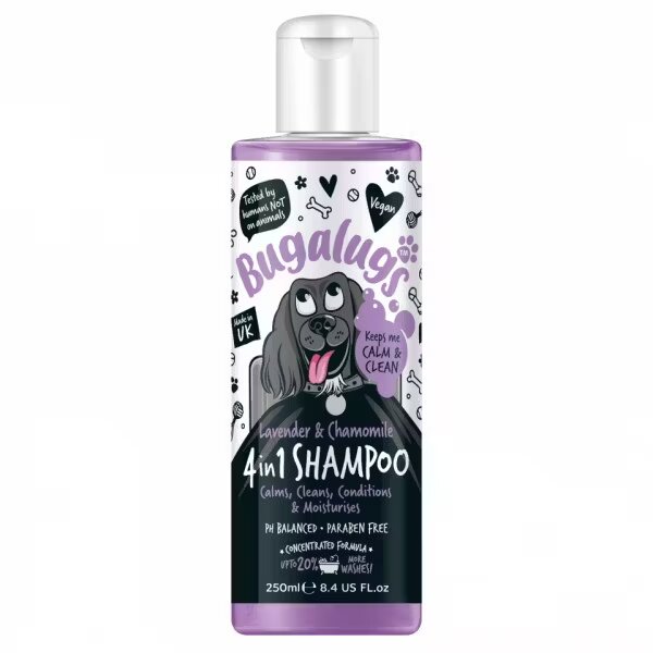 Lakeland Cosmetics Sampon Caini Bugalugs Lavander 250 ml