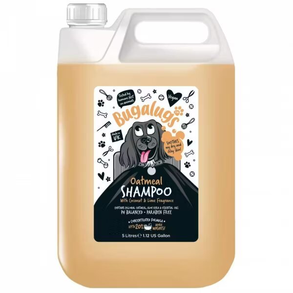 Lakeland Cosmetics Sampon Caini Bugalugs Oatmeal 5 L