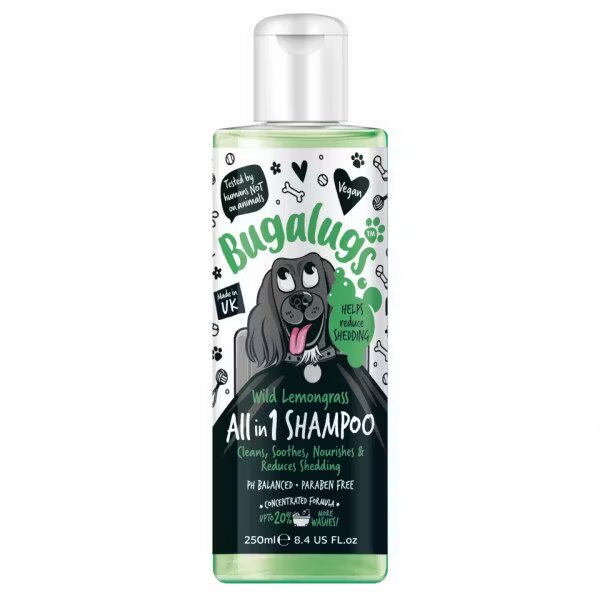 Lakeland Cosmetics Sampon Caini Bugalugs Wild Lemongrass 250 ml