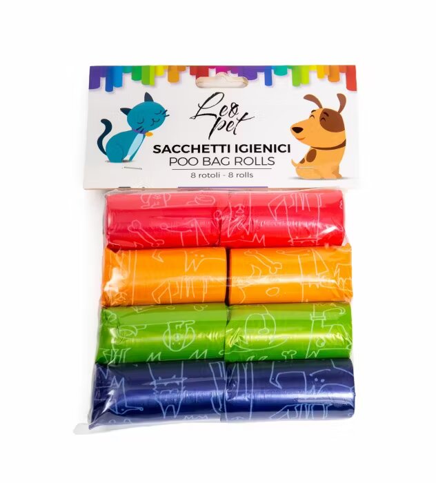 Leopet pungi Igienice Asortate set 8 role