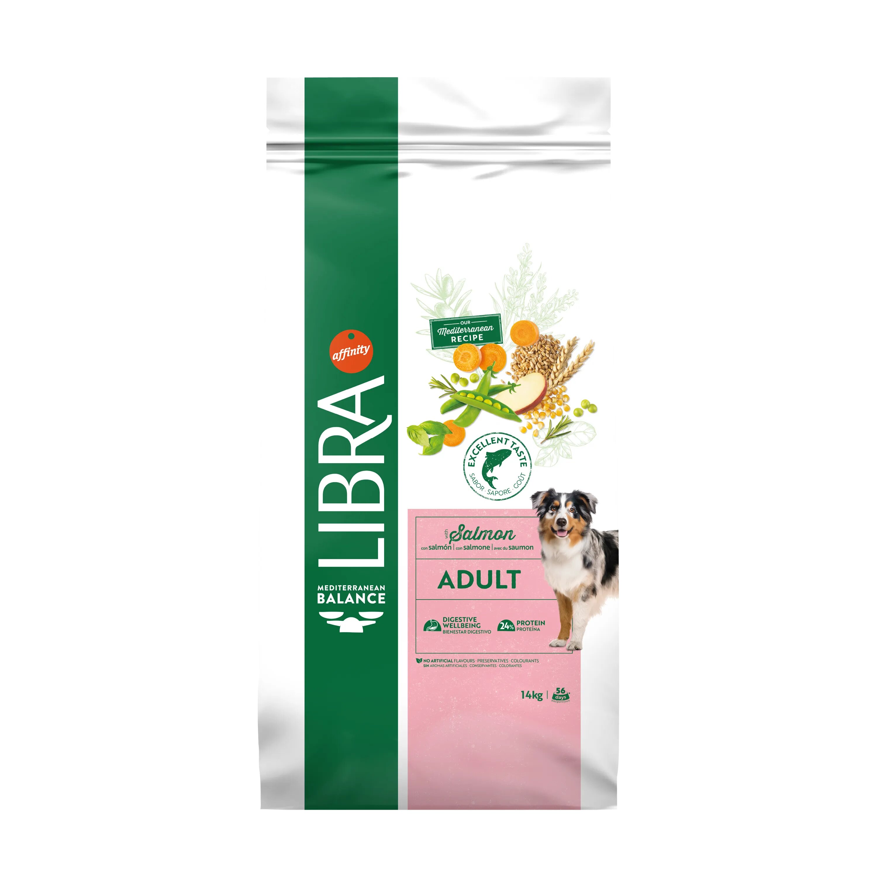Libra Hrana Uscata Caini Adulti Dog Adult Medium-Maxi Somon 14 kg