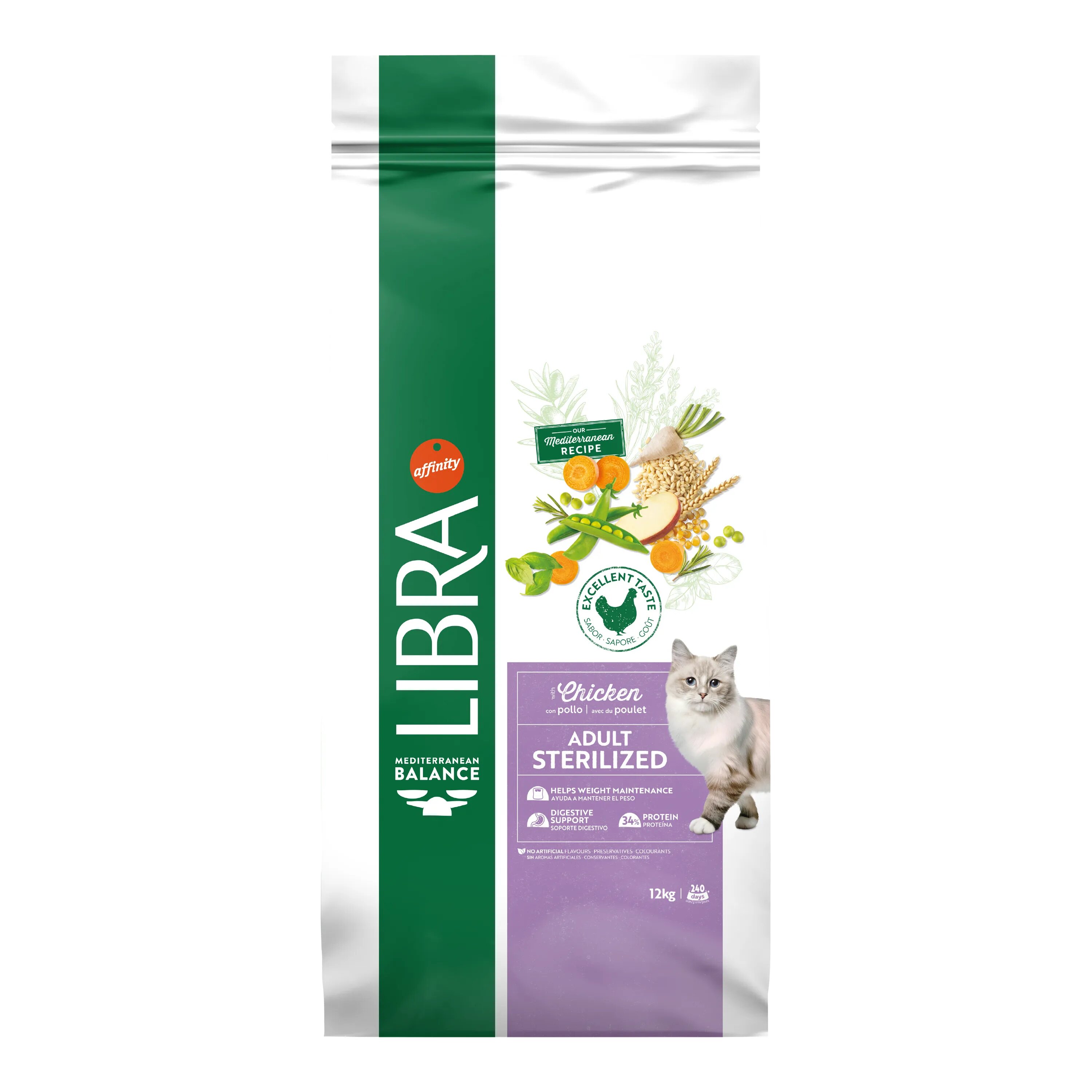 Libra Hrana Uscata Pisici Adulte Sterilizate Cat Adult Sterilizat Pui 12 kg