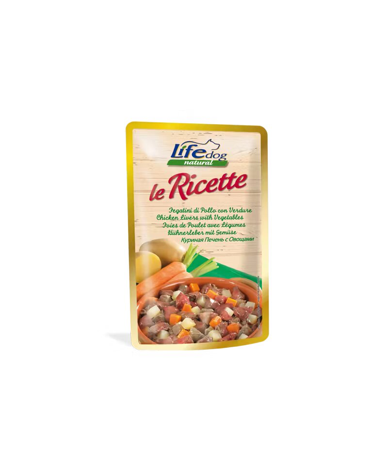 Life Natural Hrana Umeda Caini Life Dog Le Ricette Ficat & Legume 95 g