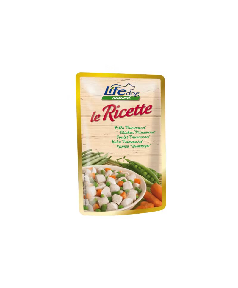 Life Natural Hrana Umeda Caini Life Dog Le Ricette Rata Pui & Portocala 95 g