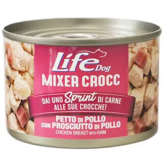 Life Natural Hrana Umeda Caini Life Dog Mixer Piept de Pui & Sunca 150 g