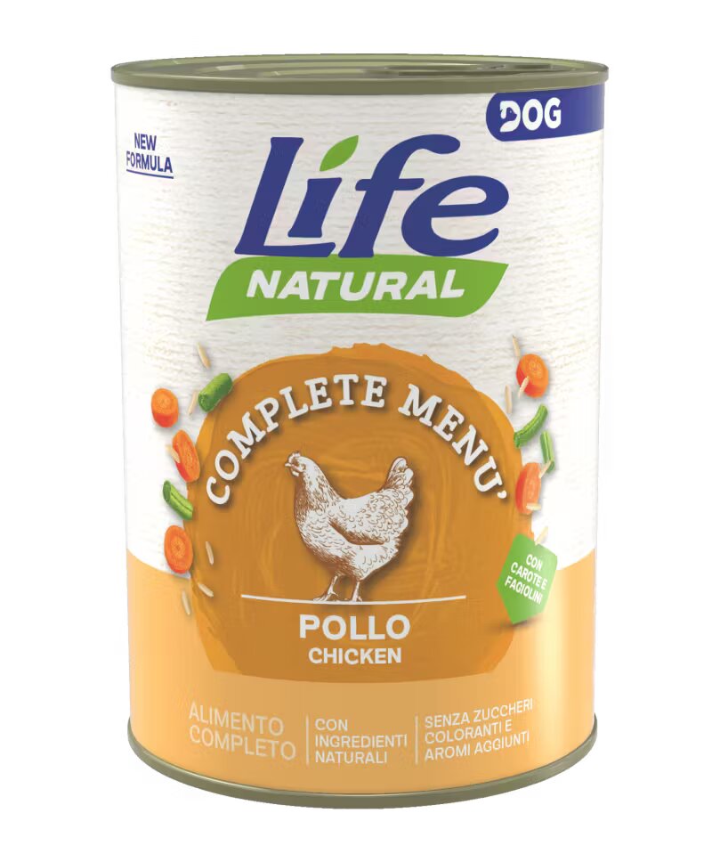 Life Natural Hrana Umeda Caini Life Dog Nutrition Plus Pui 400 g