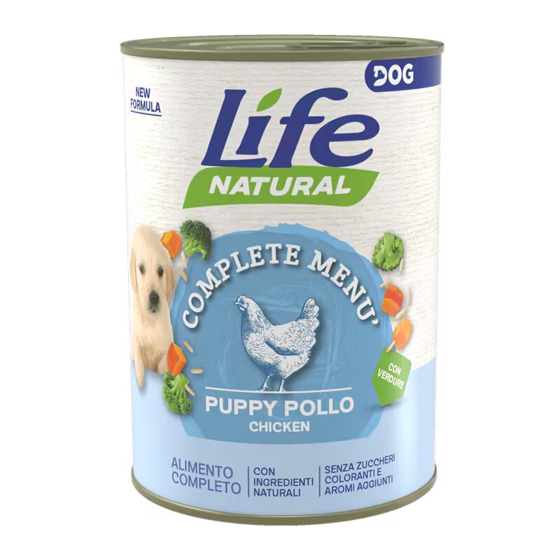 Life Natural Hrana Umeda Caini Life Dog Puppy Nutrition Plus Pui 400 g