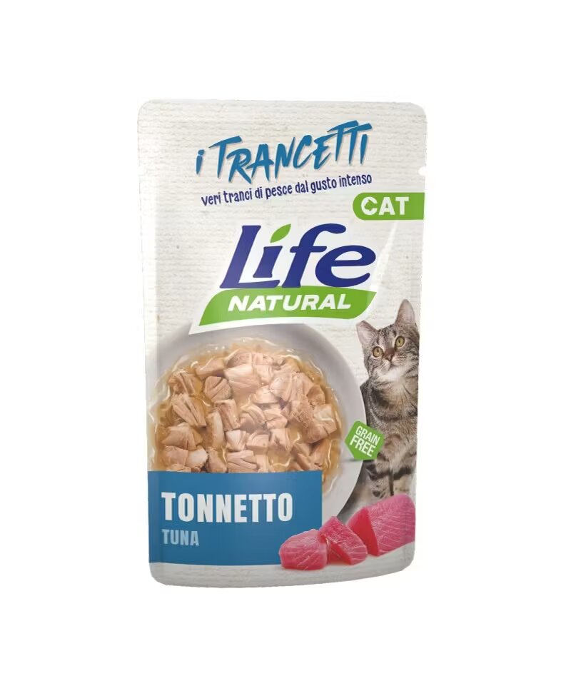 Life Natural Hrana Umeda Pisici Adult Ton Bucati 55 g