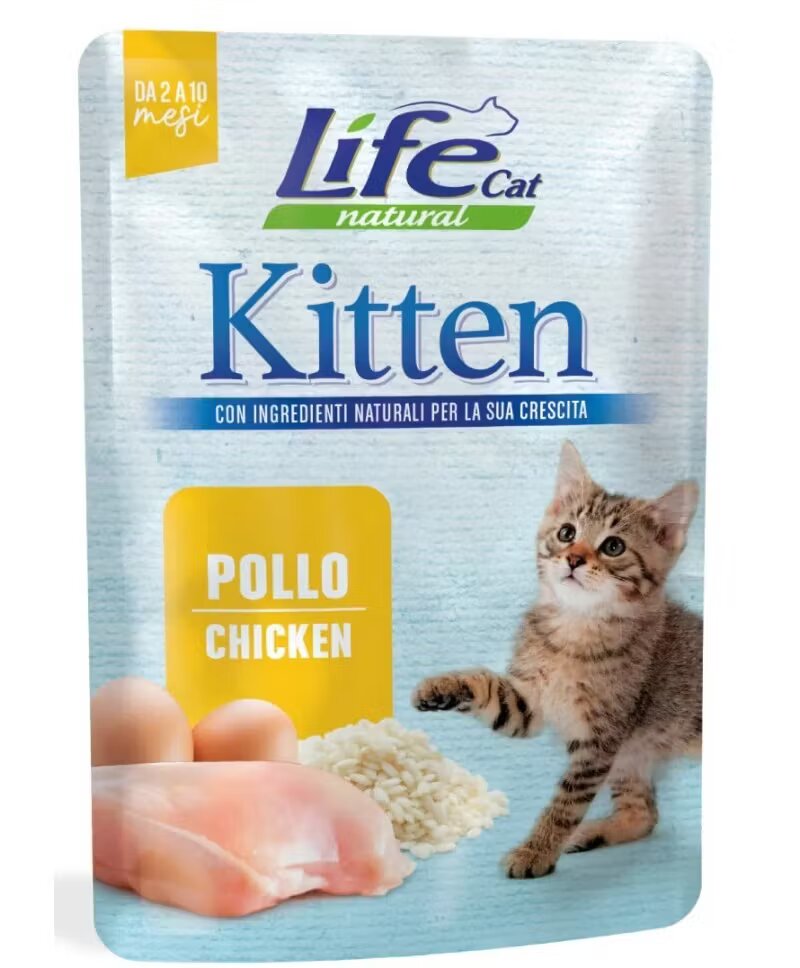 Life Natural Hrana Umeda Pisici Junior Pui 70 g