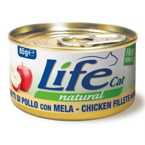 Life Natural Hrana Umeda Pisici Life Cat File de Pui & Mar 85 g