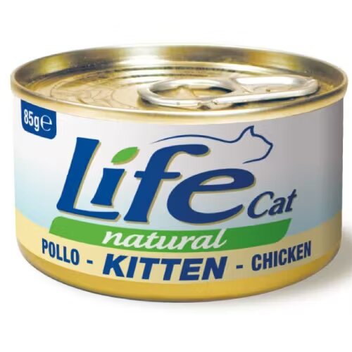 Life Natural Hrana Umeda Pisici Life Cat Kitten Pui 85 g