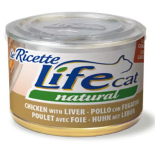 Life Natural Hrana Umeda Pisici Life Cat Pui Ficat & Morcov 150 g