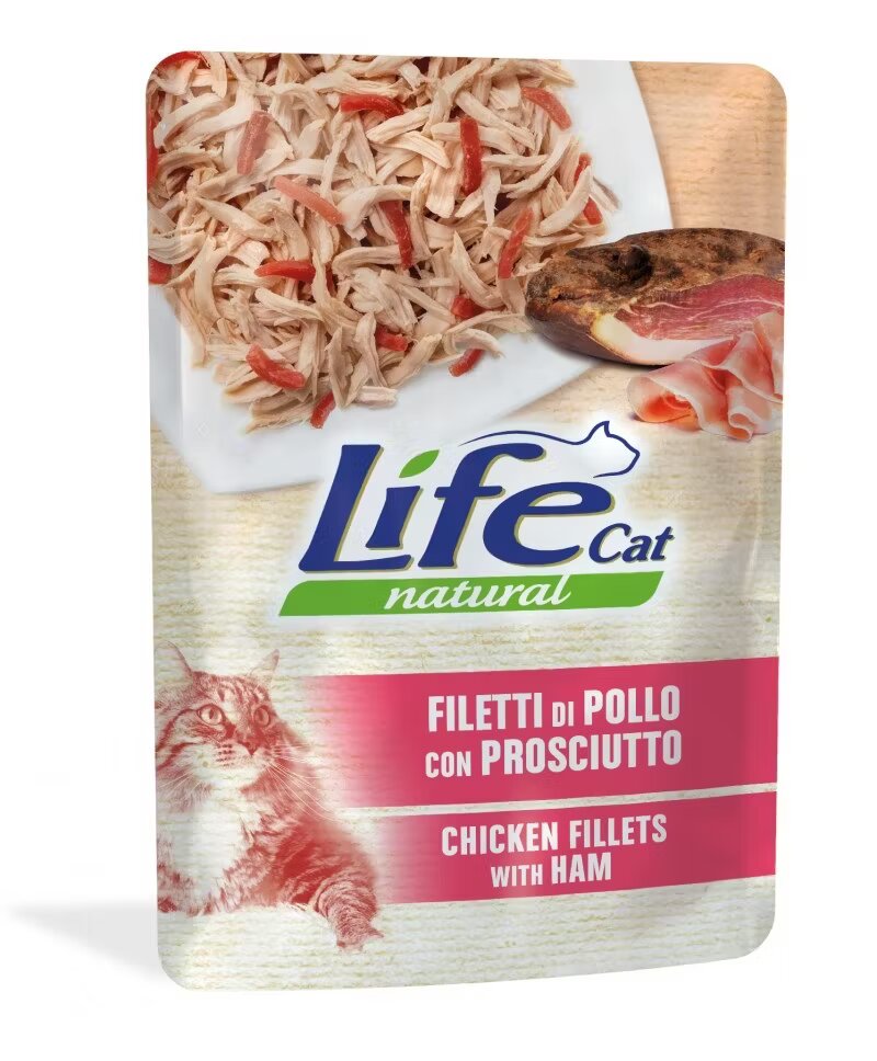 Life Natural Hrana Umeda Pisici Life Cat Pui & Sunca 70 g