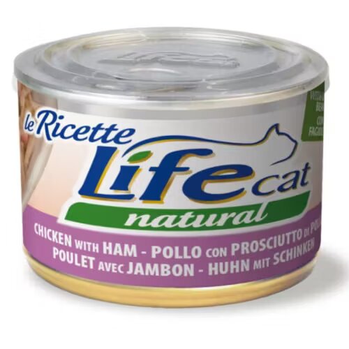 Life Natural Hrana Umeda Pisici Life Cat Pui Sunca & Mazare 150 g