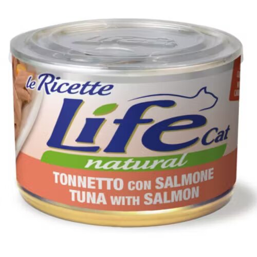 Life Natural Hrana Umeda Pisici Life Cat Ton Somon & Morcov 150 g