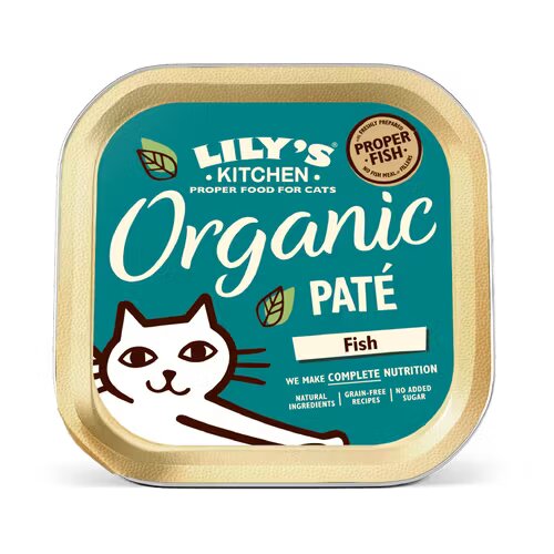 Lilys Kitchen Lily's Kitchen Adult Organic Fish Pate 85 g