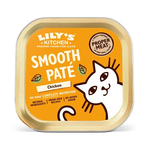 Lilys Kitchen Lily's Kitchen Cat Smooth Chicken Pate 85 g