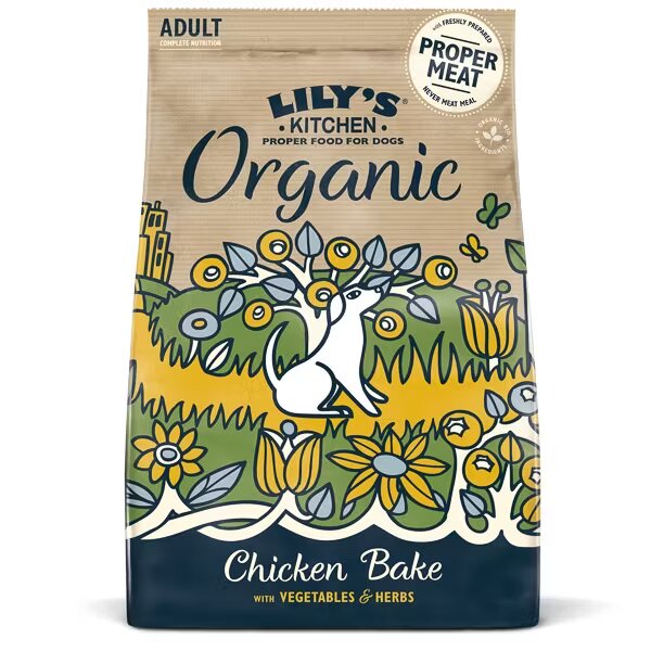 Lilys Kitchen Lily's Kitchen Dog Organic Chicken Bake Adult Dry Food 7 kg