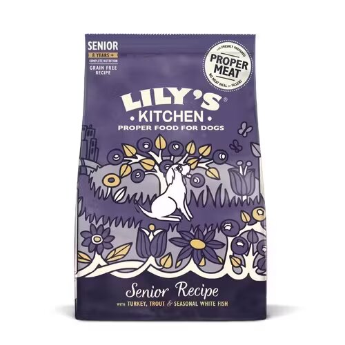 Lilys Kitchen Lily's Kitchen Dog Turkey & Trout Senior Recipe Dry Food 7 kg