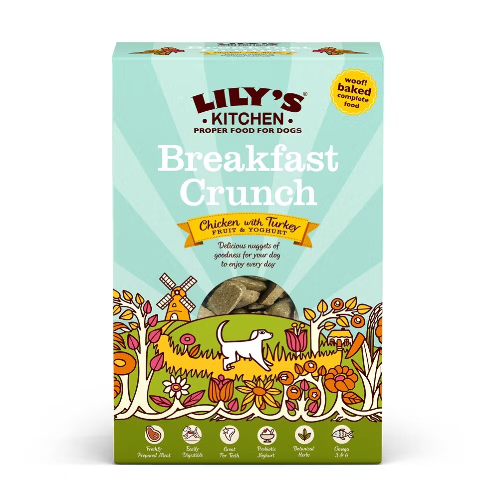 Lilys Kitchen Lily's Kitchen For Dogs Breakfast Crunch Chicken With Turkey Fruit & Yoghurt 800 g