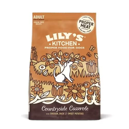 Lilys Kitchen Lily's Kitchen For Dogs Dog Chicken & Duck Countryside Casserole Adult Dry Food 7 kg