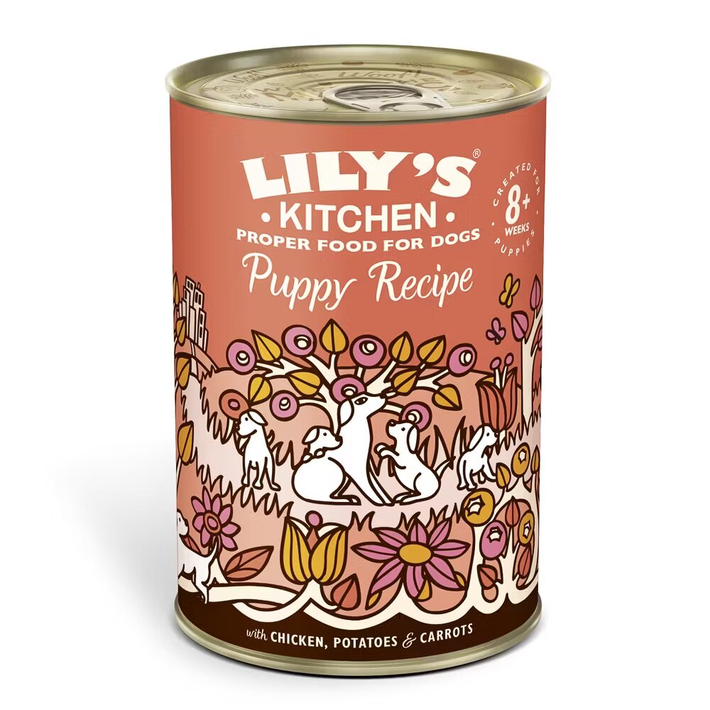 Lilys Kitchen Lily's Kitchen For Dogs Puppy Recipe With Chicken Potatoes & Carrots 400 g